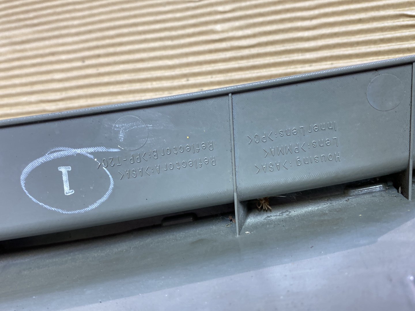 2005 Used Toyota Corolla- Right Tailgate PN: see photos