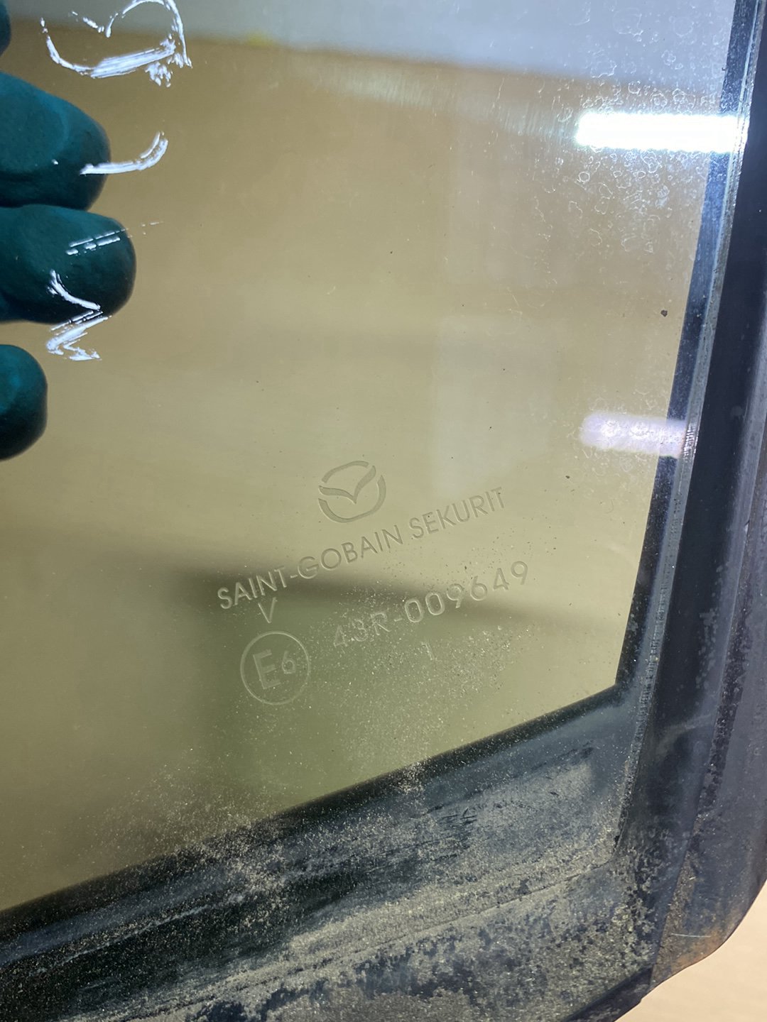 2012 Mazda Axela BLFFP- Left Rear Quarter Door Glass PN: