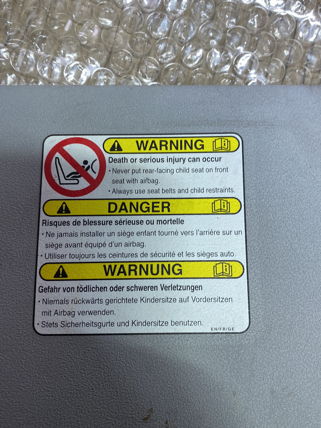 2007 Mazda CX-7- Left Sun Visor PN: E22169320B77
