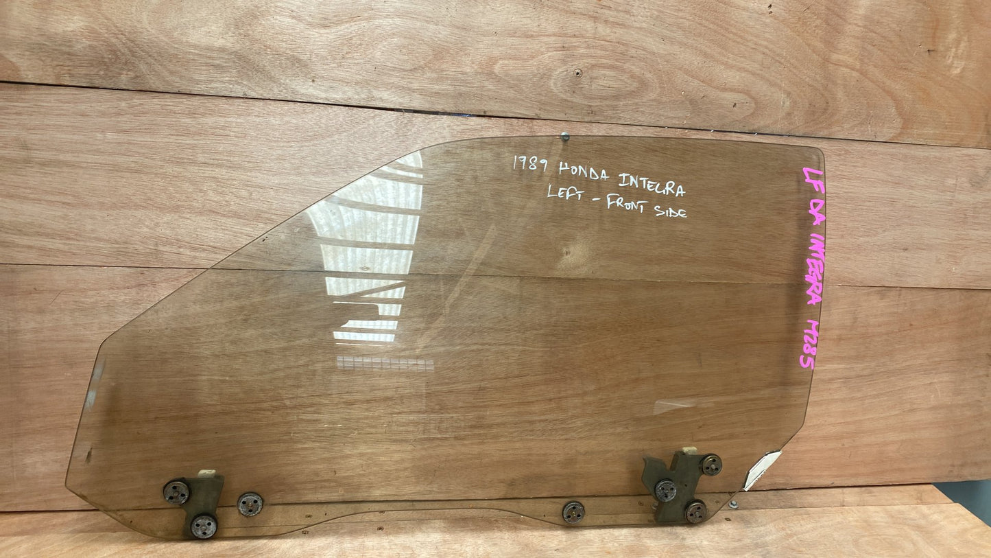 1989 Honda Integra- Left Front Door Glass PN: M285
