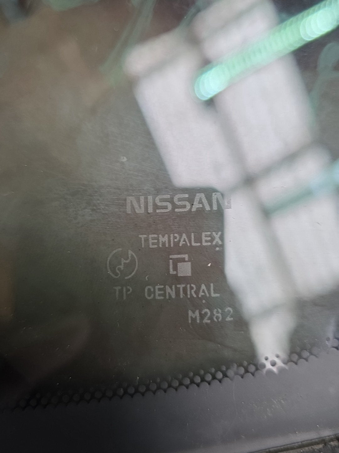 2006 Nissan Bluebird- Left Rear Quarter Door Glass PN: M282