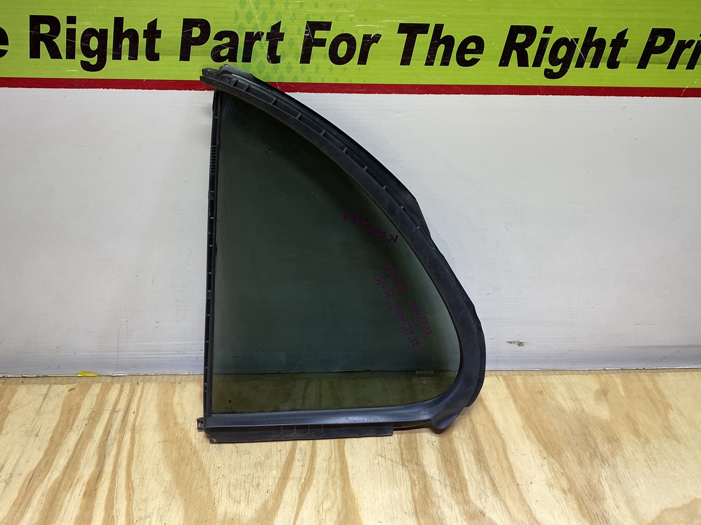 2007 Nissan March AK12 - Right Rear Quarter Door Glass