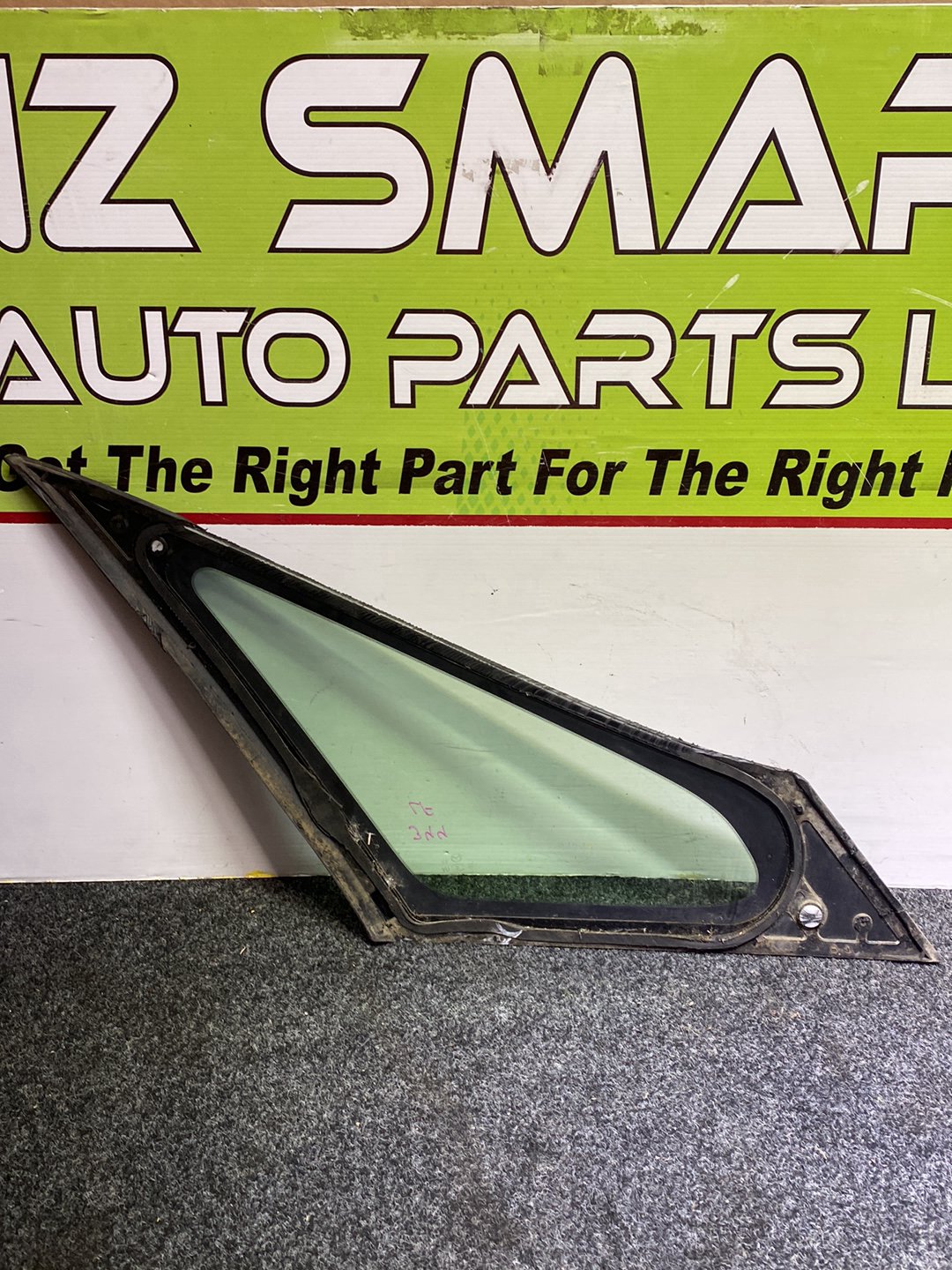 2011 Mazda Biante CCEFW - Left Front Quarter Door Glass