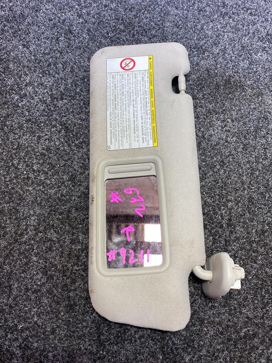 2011 Used Toyota Prius - Right Sun Visor
