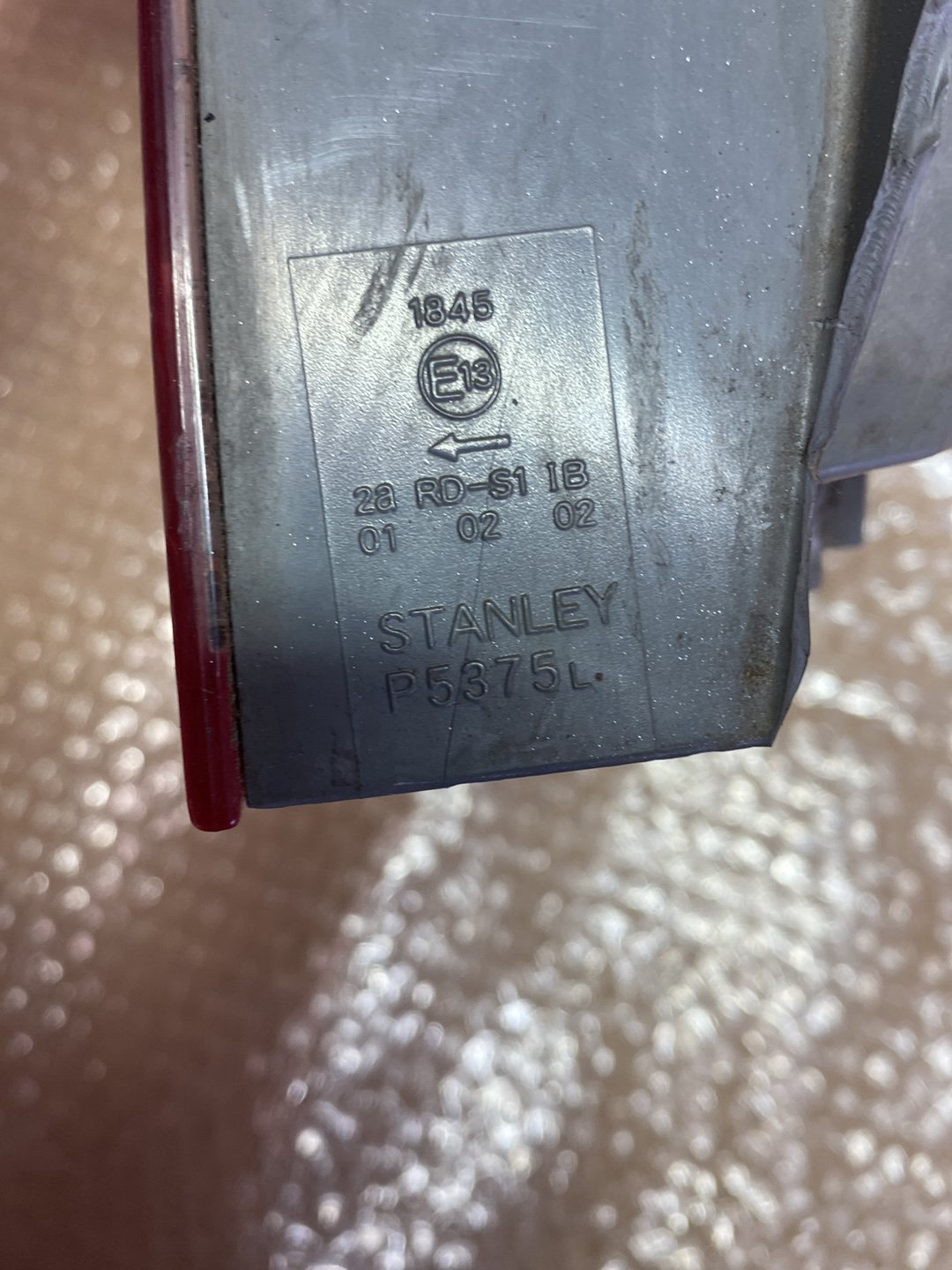 2007 Honda Civic- Left Taillight PN: STANLEY 5375