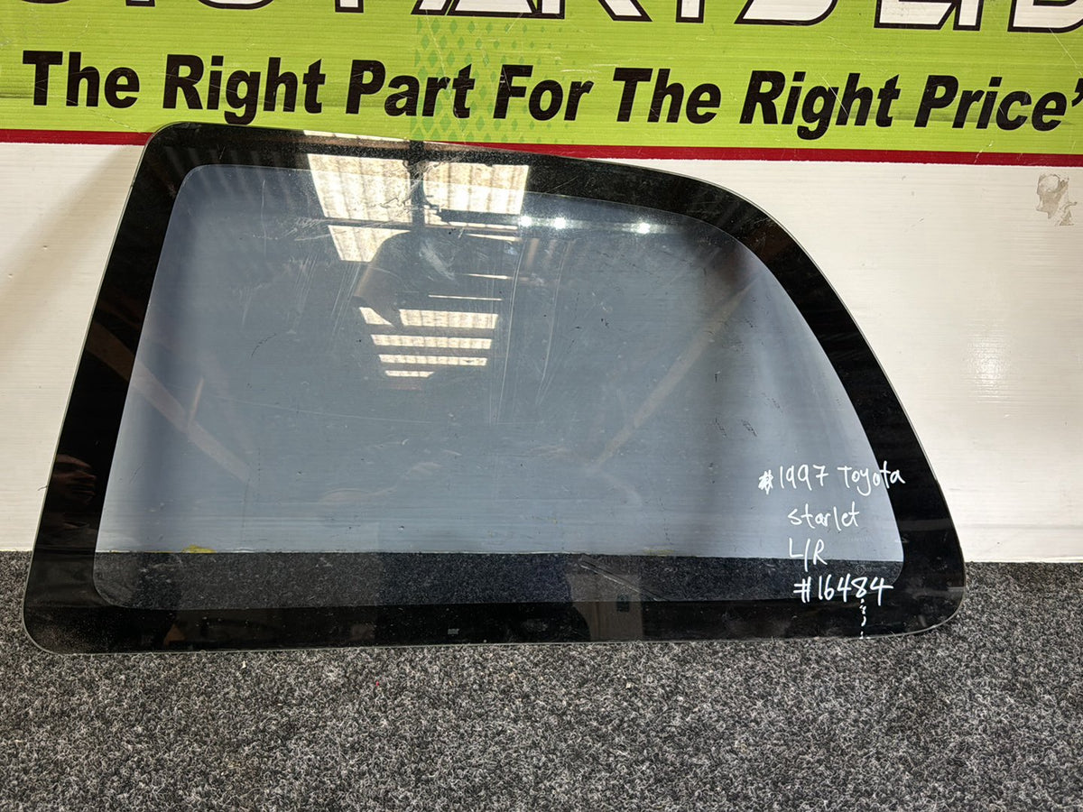 1997 Used Toyota Starlet- Left Rear Cargo Glass PN: Tint Number M308