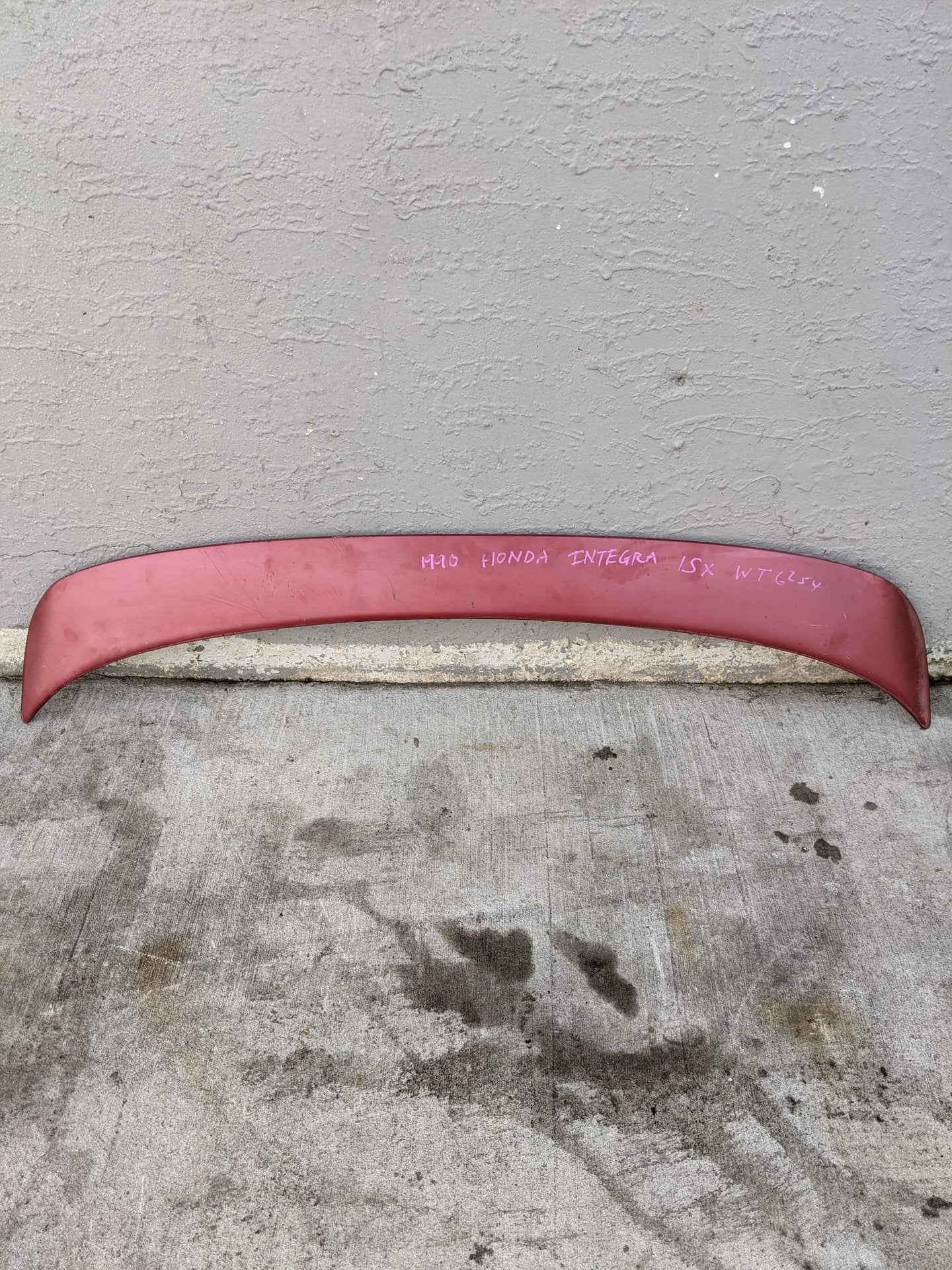 1990 Honda Integra- Tailgate Spoiler PN: