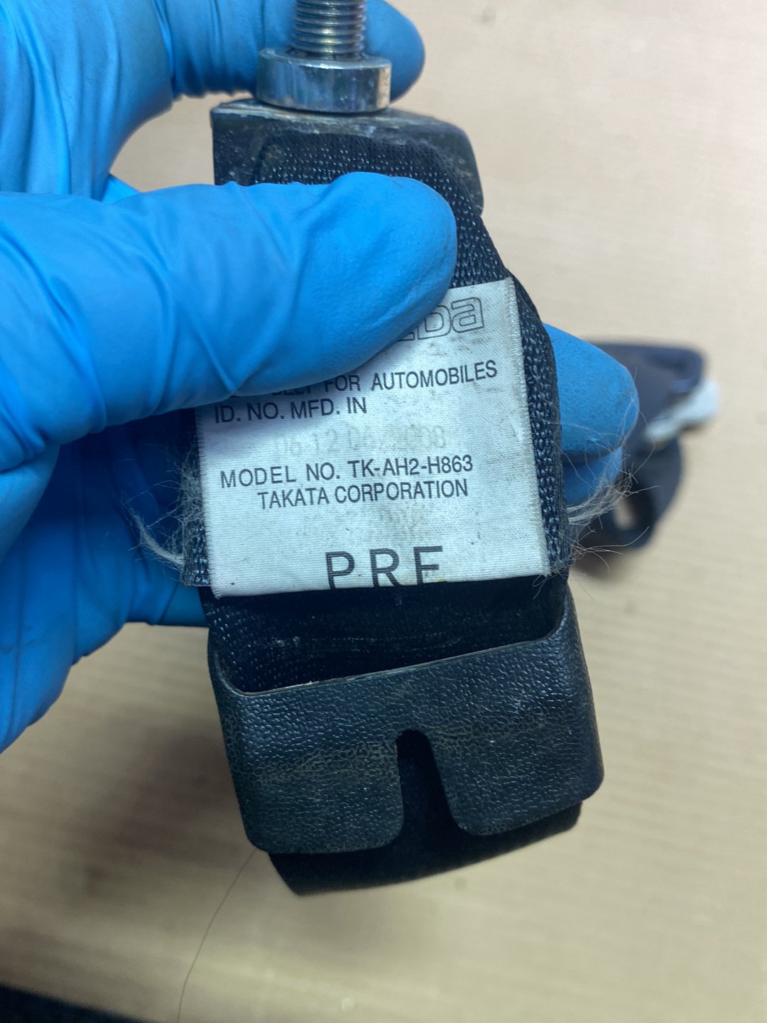 2008 Mazda Atenza GH5FS- Right Front Seat Belt PN: