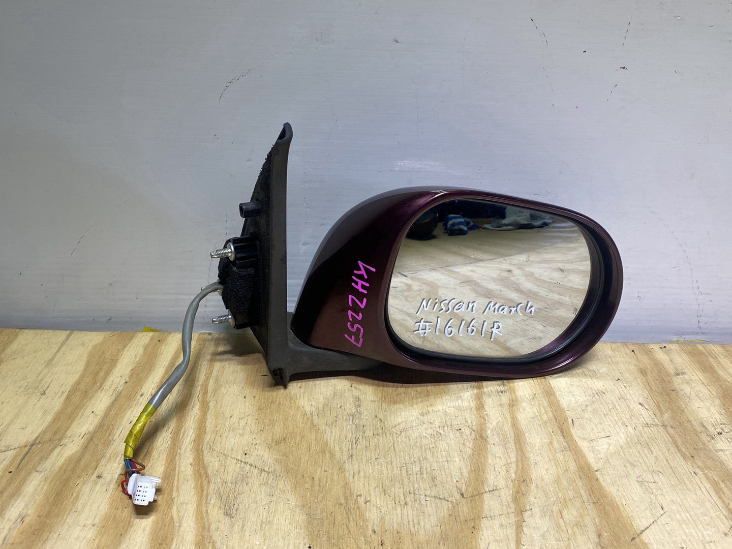 2007 Nissan March AK12 - Right Door Mirror PN: 5 wires