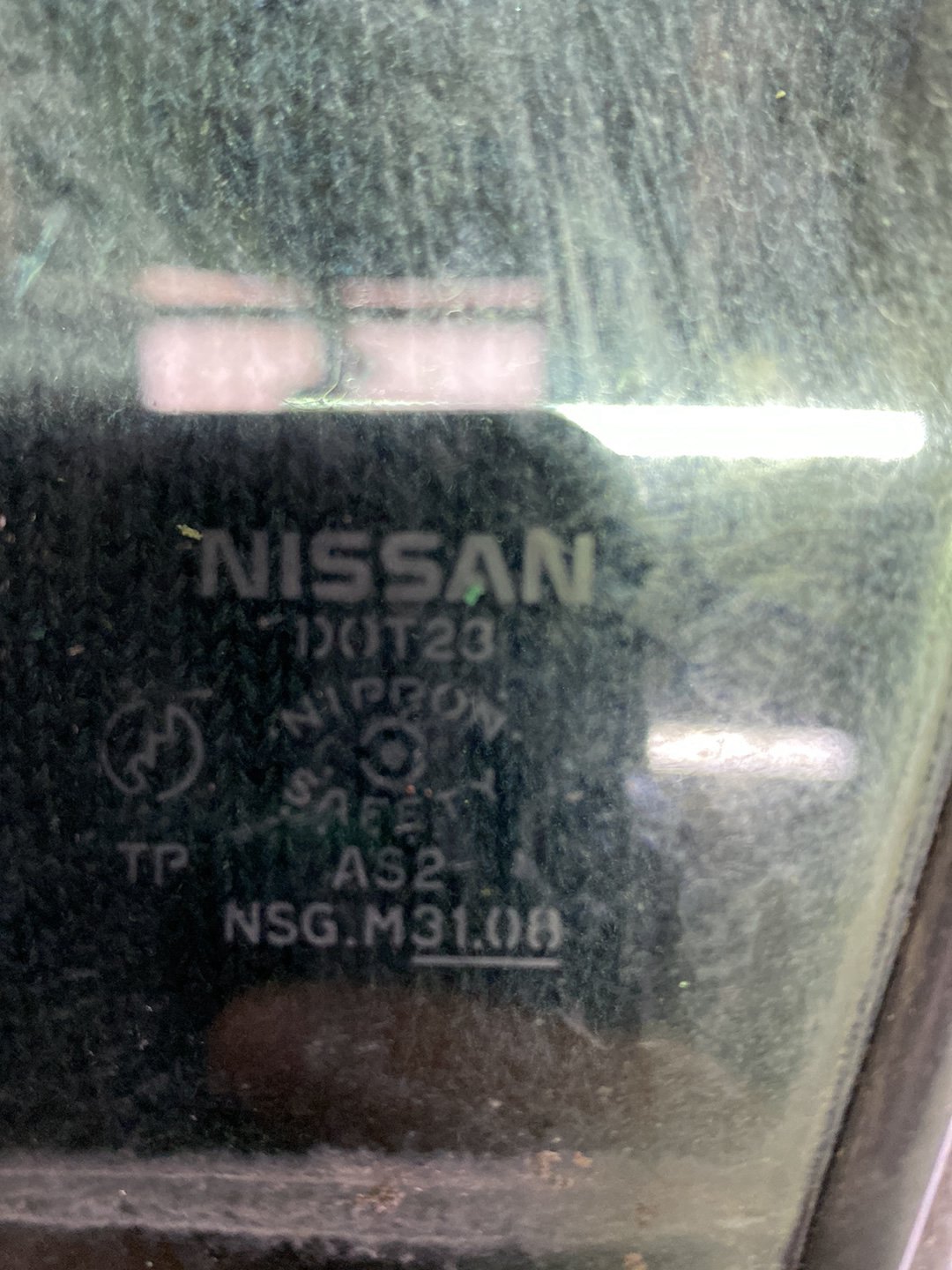 2006 Nissan Tiida- Left Rear Quarter Door Glass PN: M31.08