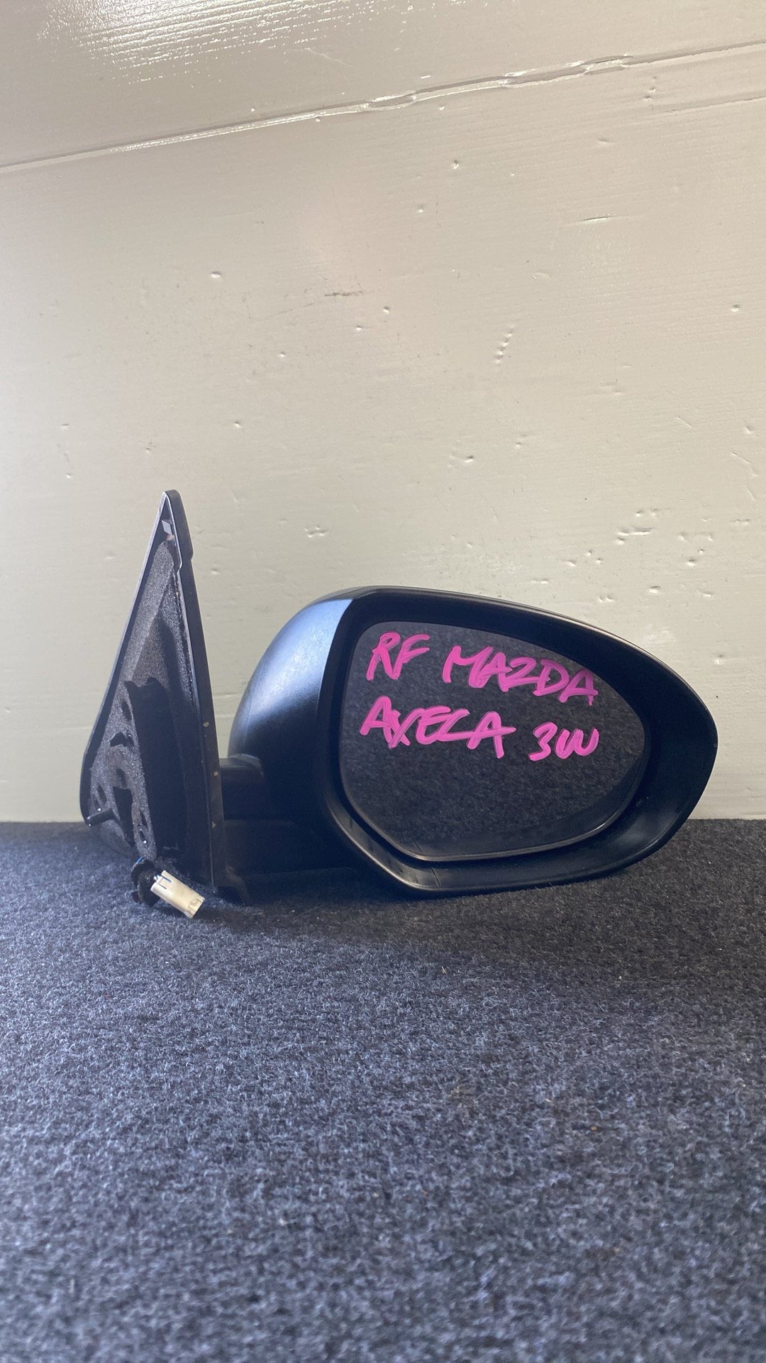 2010 Mazda Mazda3 - Right Door Mirror/ PN: 3 wire H/B type
