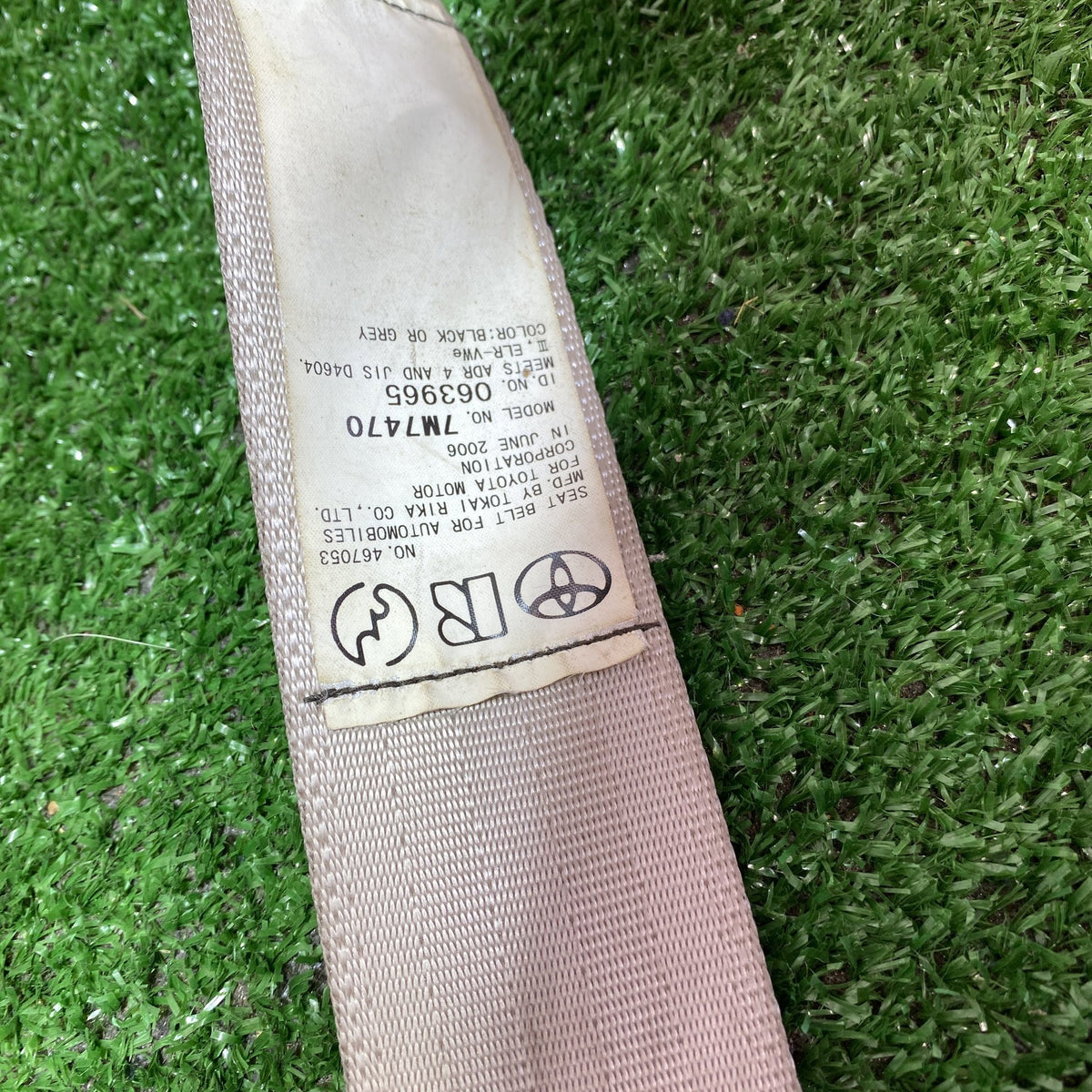 2006 Used Toyota Estima - Right Rear Seat Belt PN: See photos