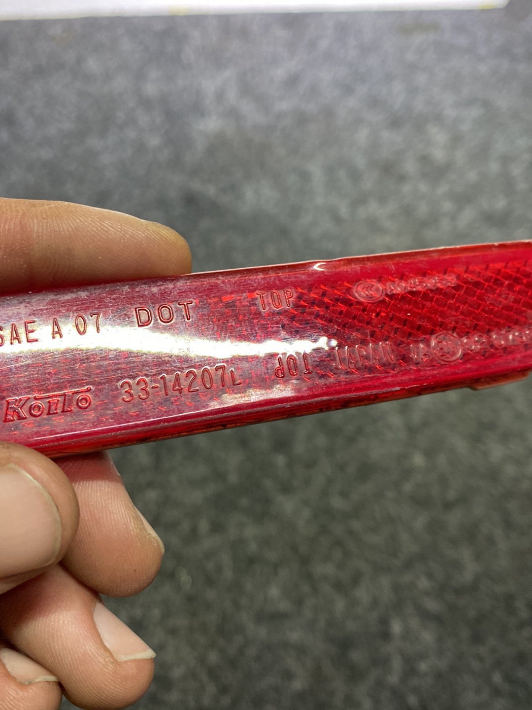 2012 Nissan Leaf - Left Rear Bumper Reflector