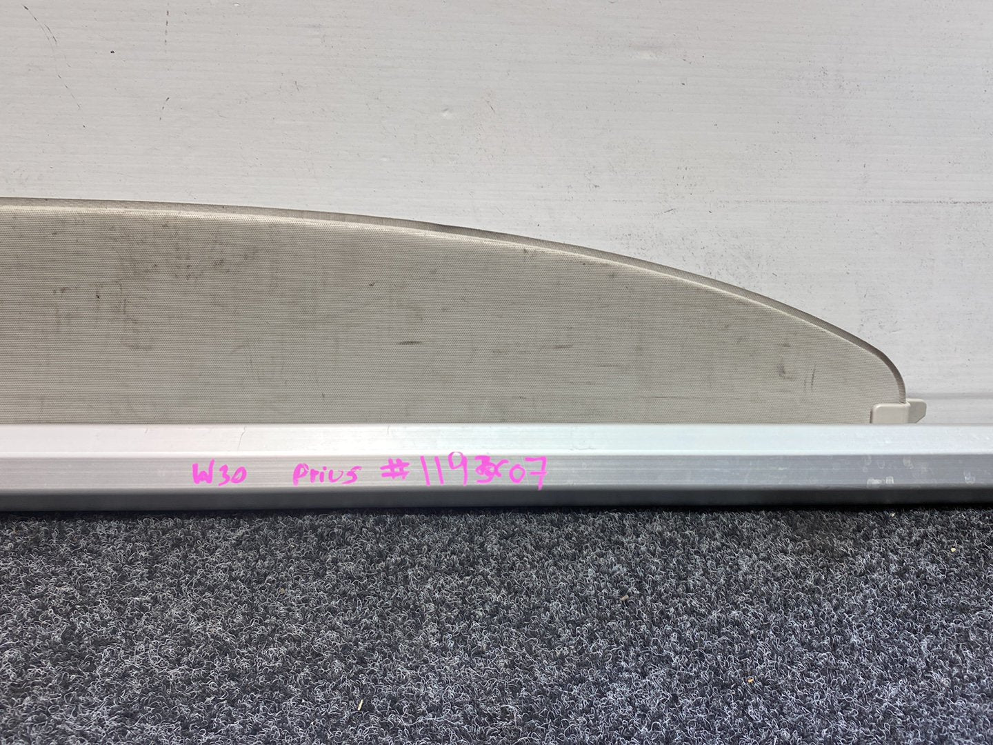 Used Toyota Prius W30 - Cargo Blind