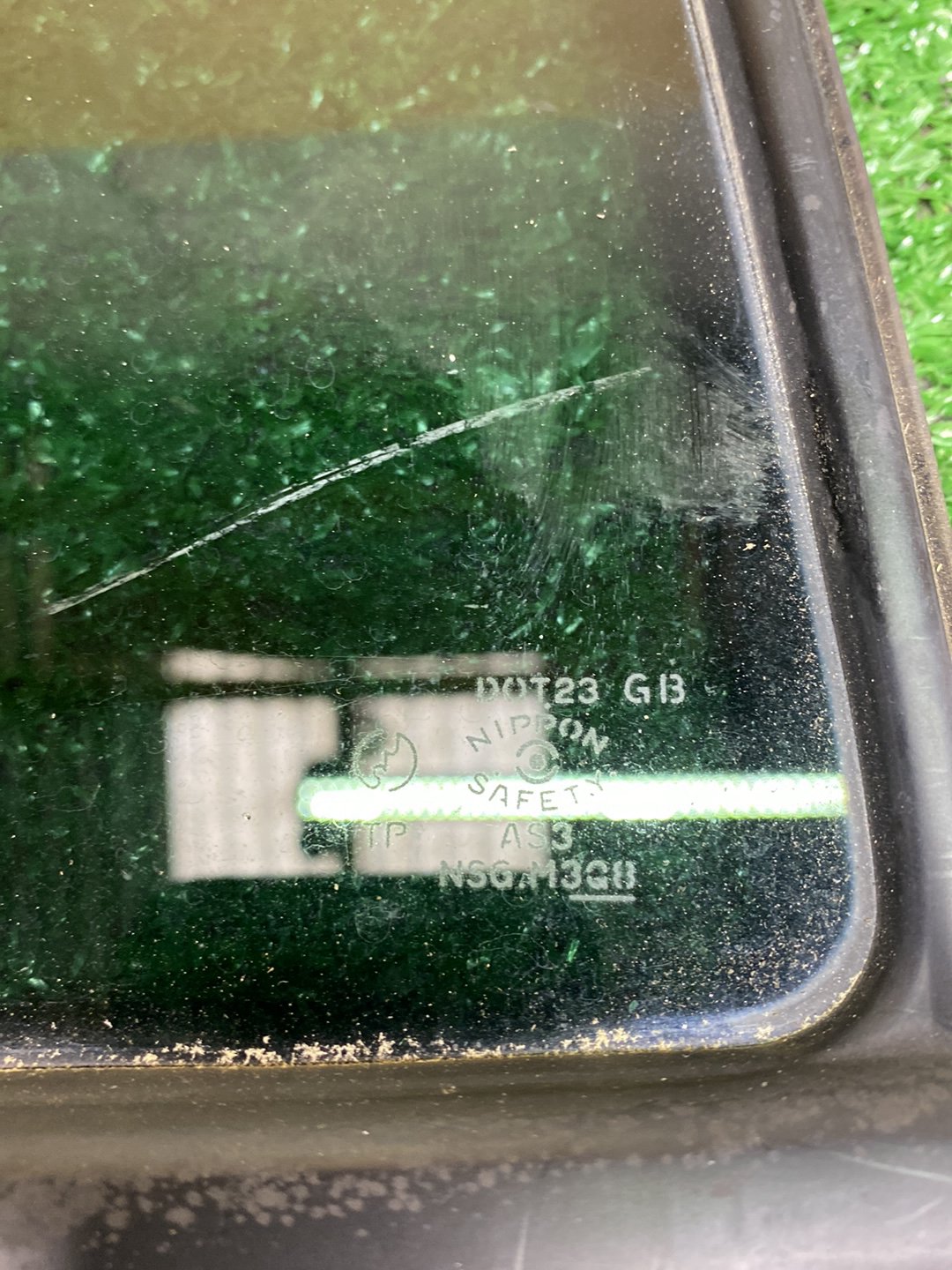 2004 Mazda Demio - Right Rear Quarter Door Glass PN: M308