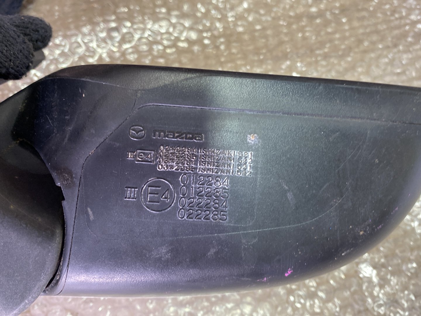 2007 Mazda MPV- Right Door Mirror PN: 7 wires
