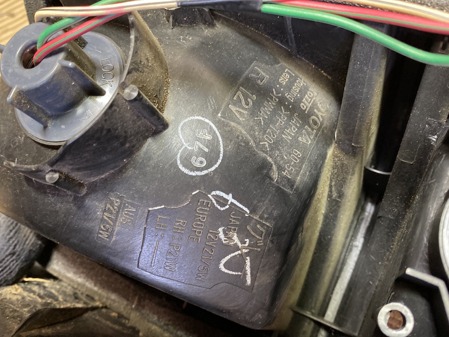 2002 Toyota Land Cruiser Prado- Left Taillight PN: see photos