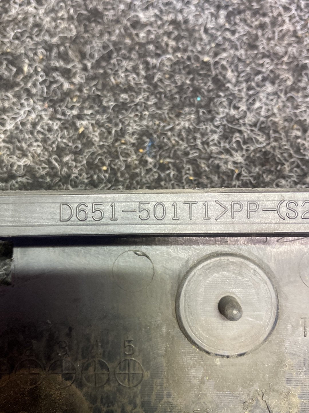 2010 Mazda Demio - Lower Bumper Grille PN: D651-501T1