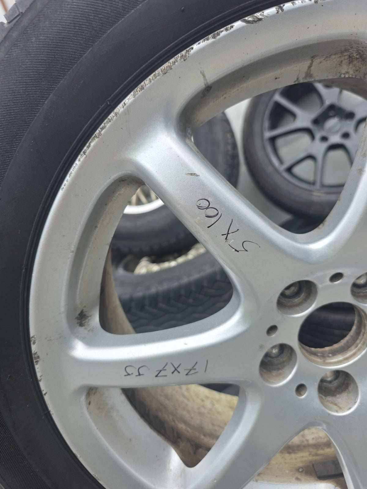 Mag Wheel Set 5x100 Stud Pattern/ Wheel Size: 17x7 JJ