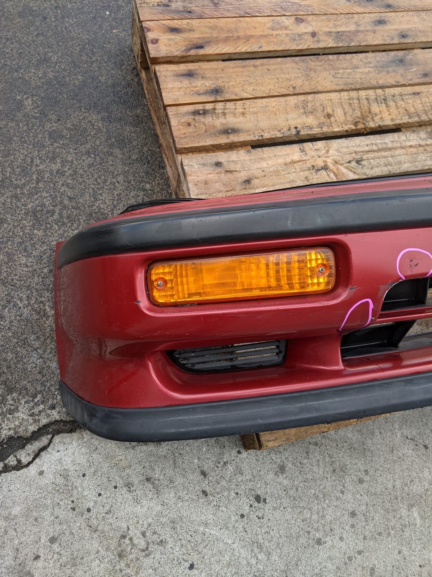 1990 Honda Integra- Front Bumper PN: has a few dents see pics