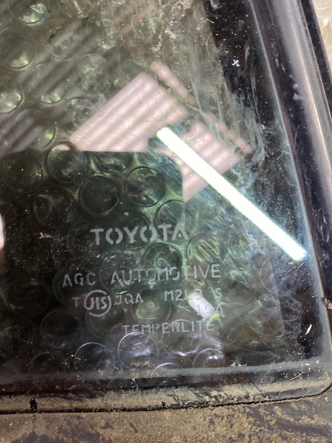 2007 Used Toyota Corolla- Left Rear Quarter Door Glass PN: see photos