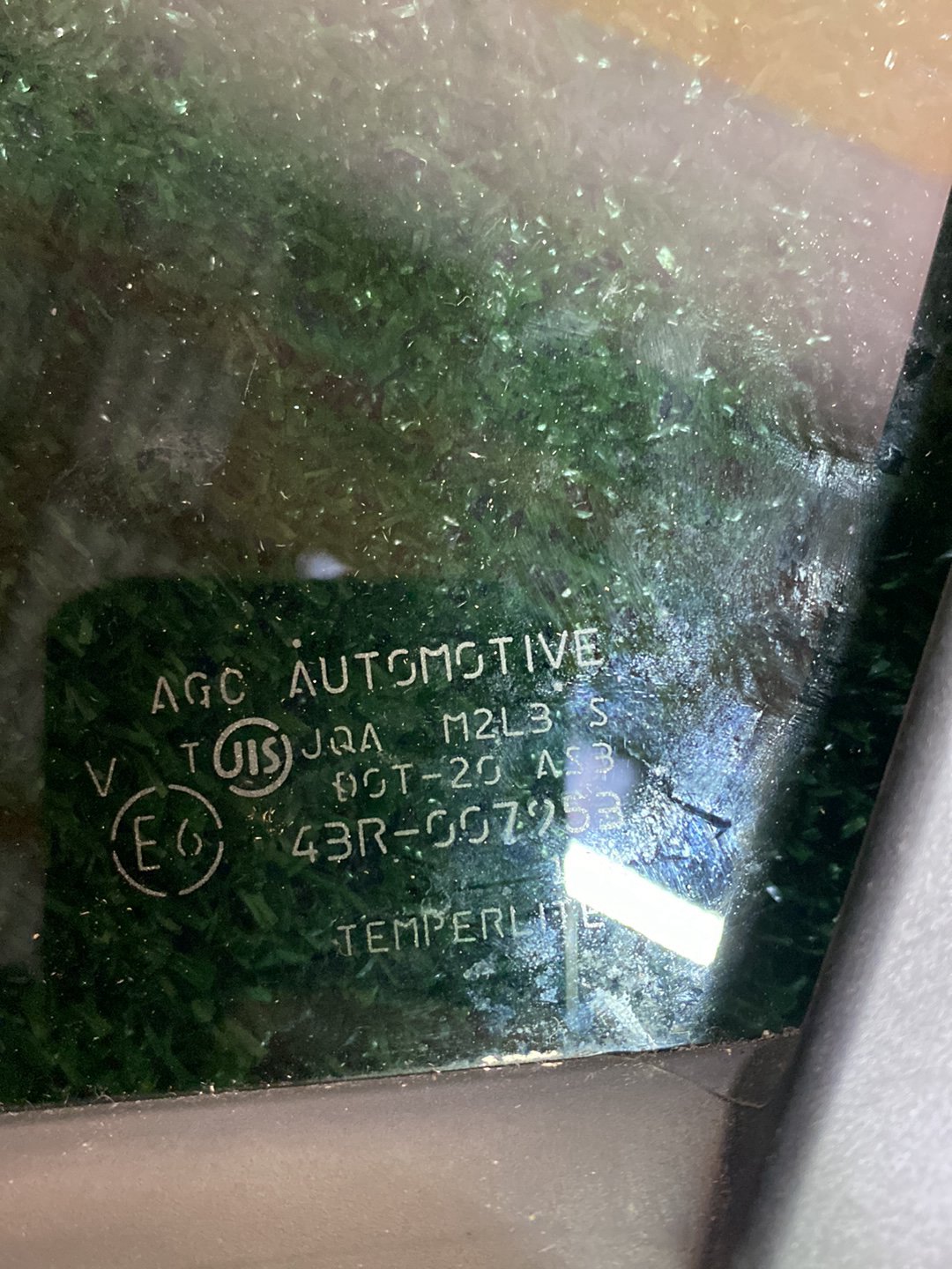 2011 Used Toyota Passo - Right Rear Quarter Door Glass PN: M2L3