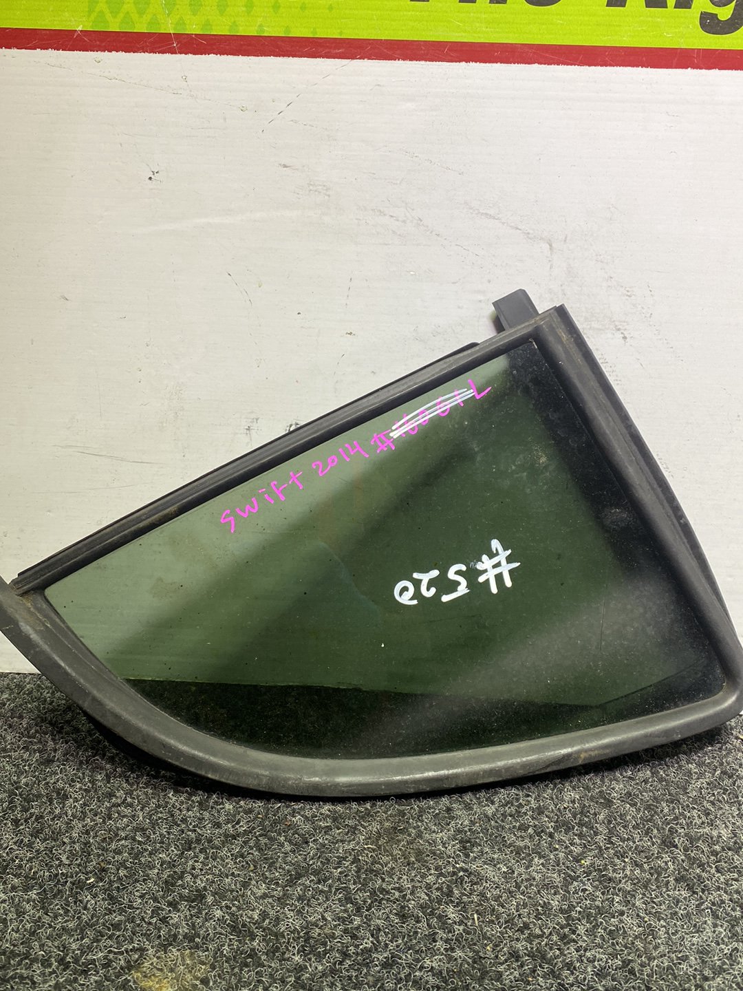 2014 Suzuki Swift ZC72S - Left Rear Quarter Door Glass PN: Tint Number M262