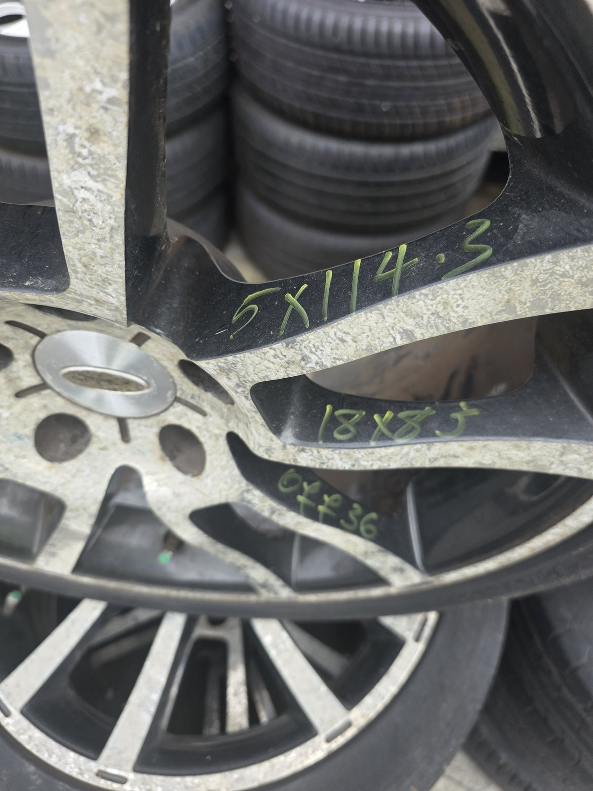Mag Wheel Set 5x114.3 Stud Pattern/ Wheel Size: 18x8 J/ Offset: 36