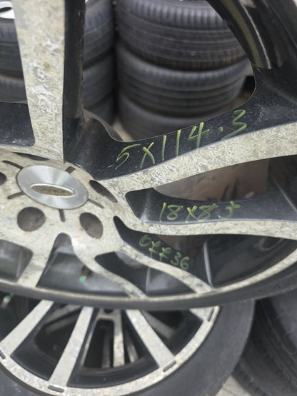 Mag Wheel Set 5x114.3 Stud Pattern/ Wheel Size: 18x8 J/ Offset: 36
