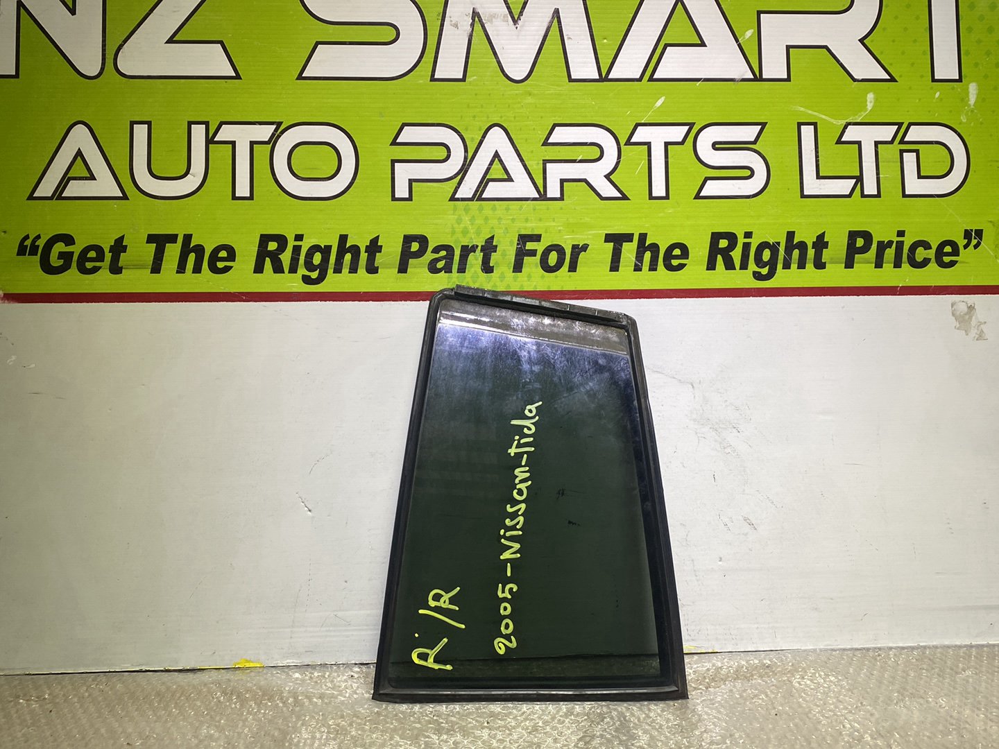 2005 Nissan Tiida- Right Rear Quarter Door Glass PN: see photos