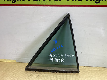2002 Used Toyota Altezza GXE10 - Right Rear Quarter Door Glass