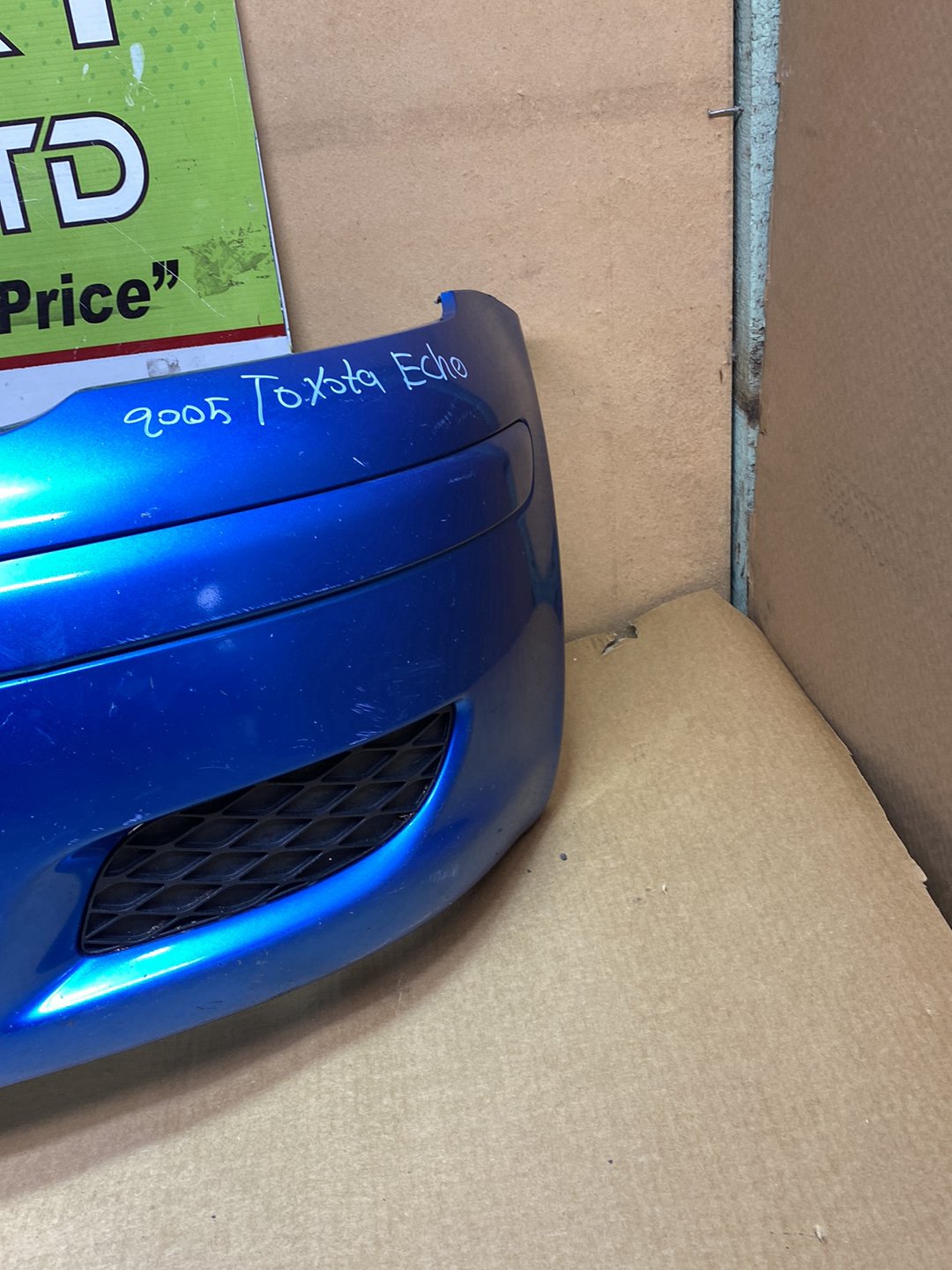 2005 Used Toyota Echo - Front Bumper PN: see photos