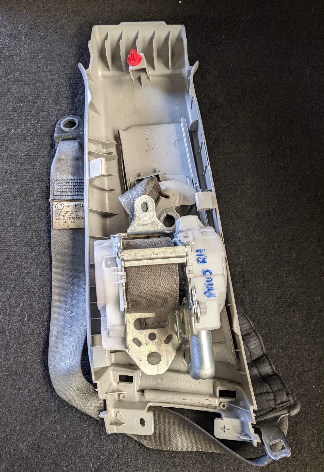 2008 Used Toyota Prius - Right Front Seat Belt PN: 7S7560-P