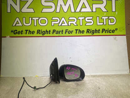 2005 Volkswagen Golf- Right Door Mirror PN: 7 wires