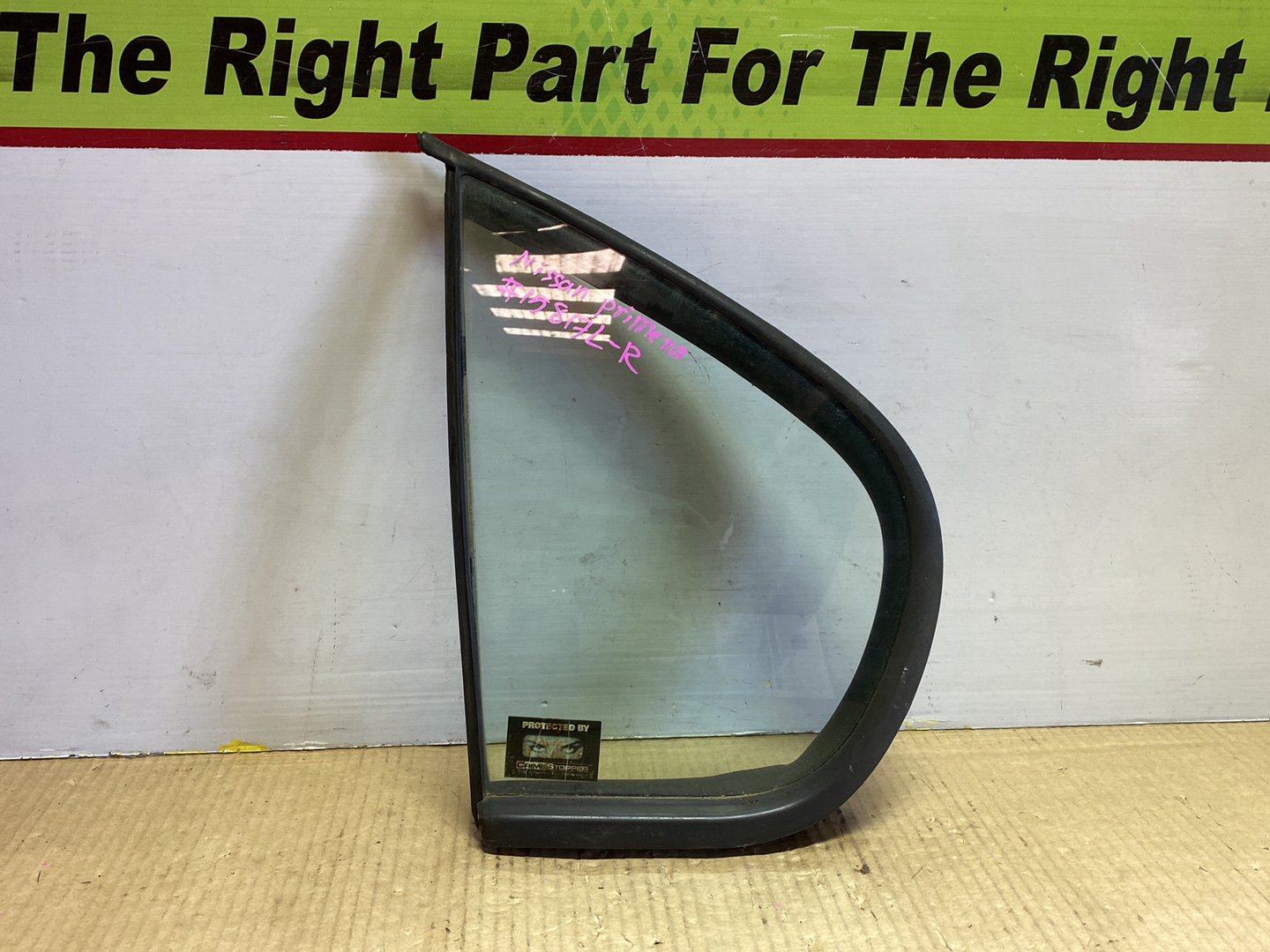 1996 Nissan Primera P11 - Left Rear Quarter Door Glass