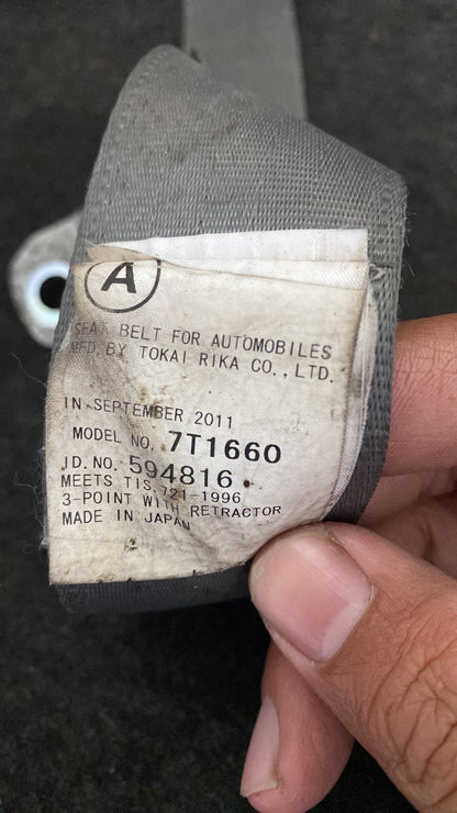 2010 Used Toyota Prius - Left Rear Seat Belt
