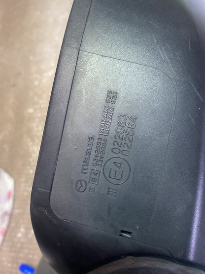 2011 Mazda Demio- Right Door Mirror PN: 5 wires