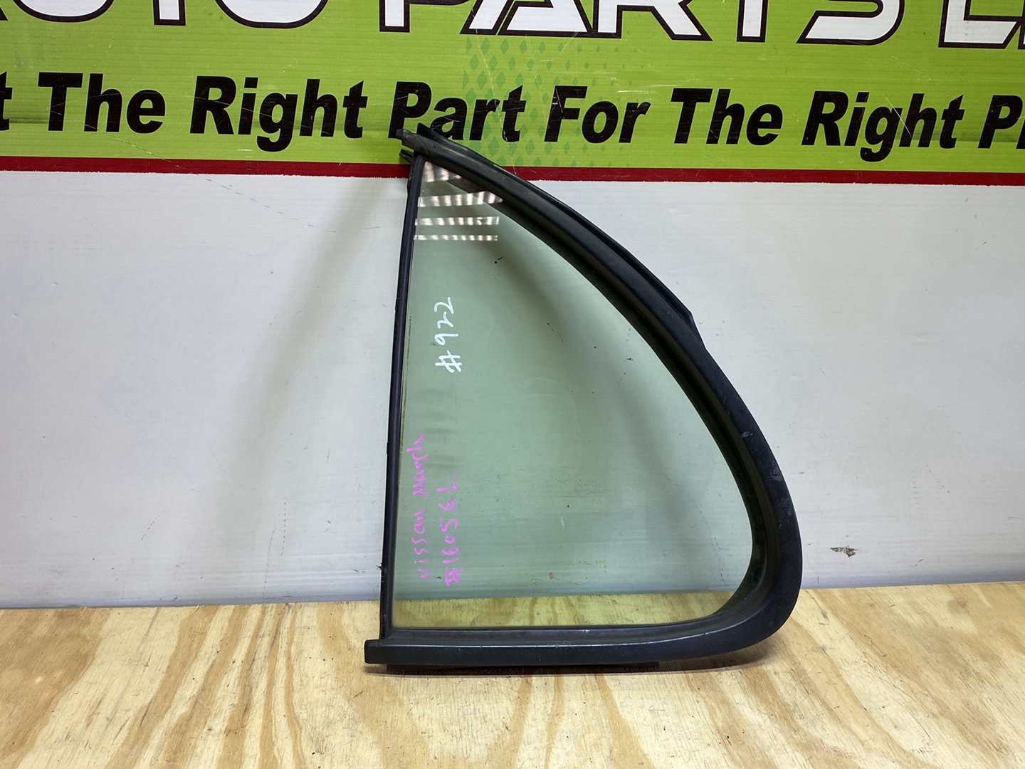 2007 Nissan March YK12 - Left Rear Quarter Door Glass