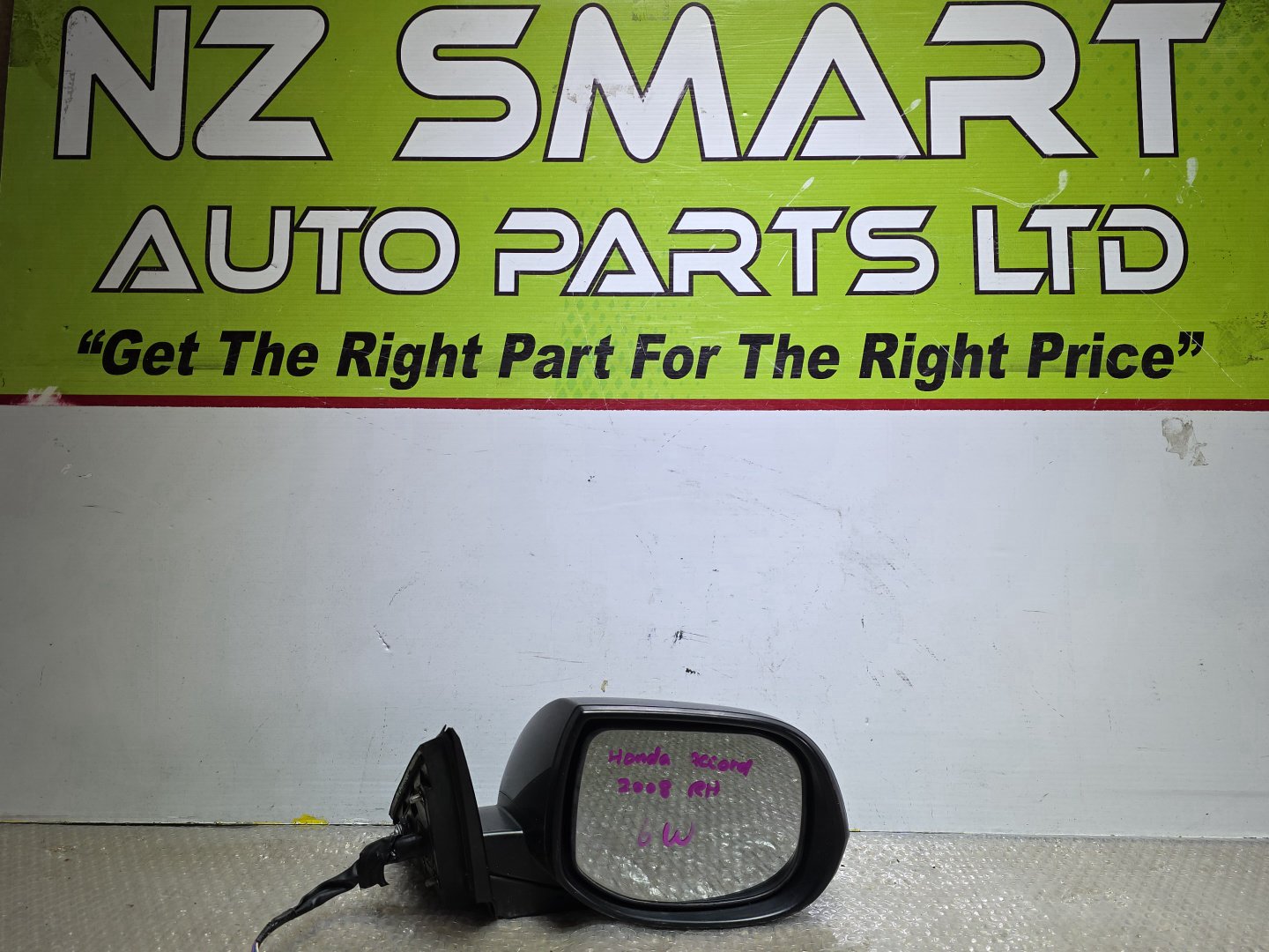 2008 Honda Accord- Right Door Mirror PN: 5 wires