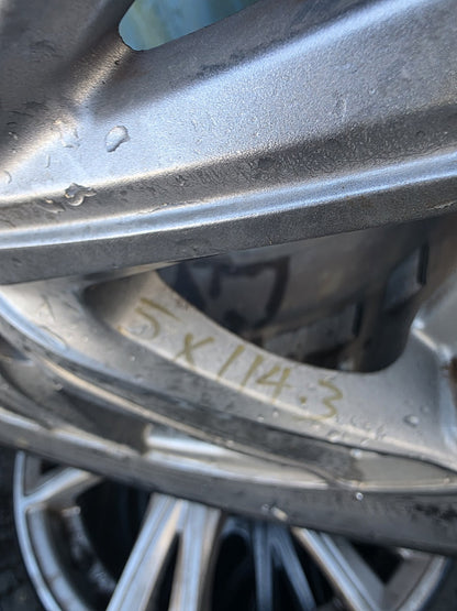- Mag Wheel Set PN: Stud Pattern 5x114.3/ Wheel Size 16x6.5JJ/ Offset 38