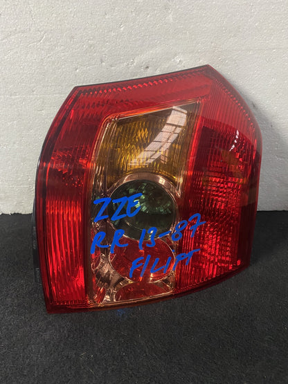 2005 Toyota Corolla Runx - Right Taillight PN: 13-87 F/Lift
