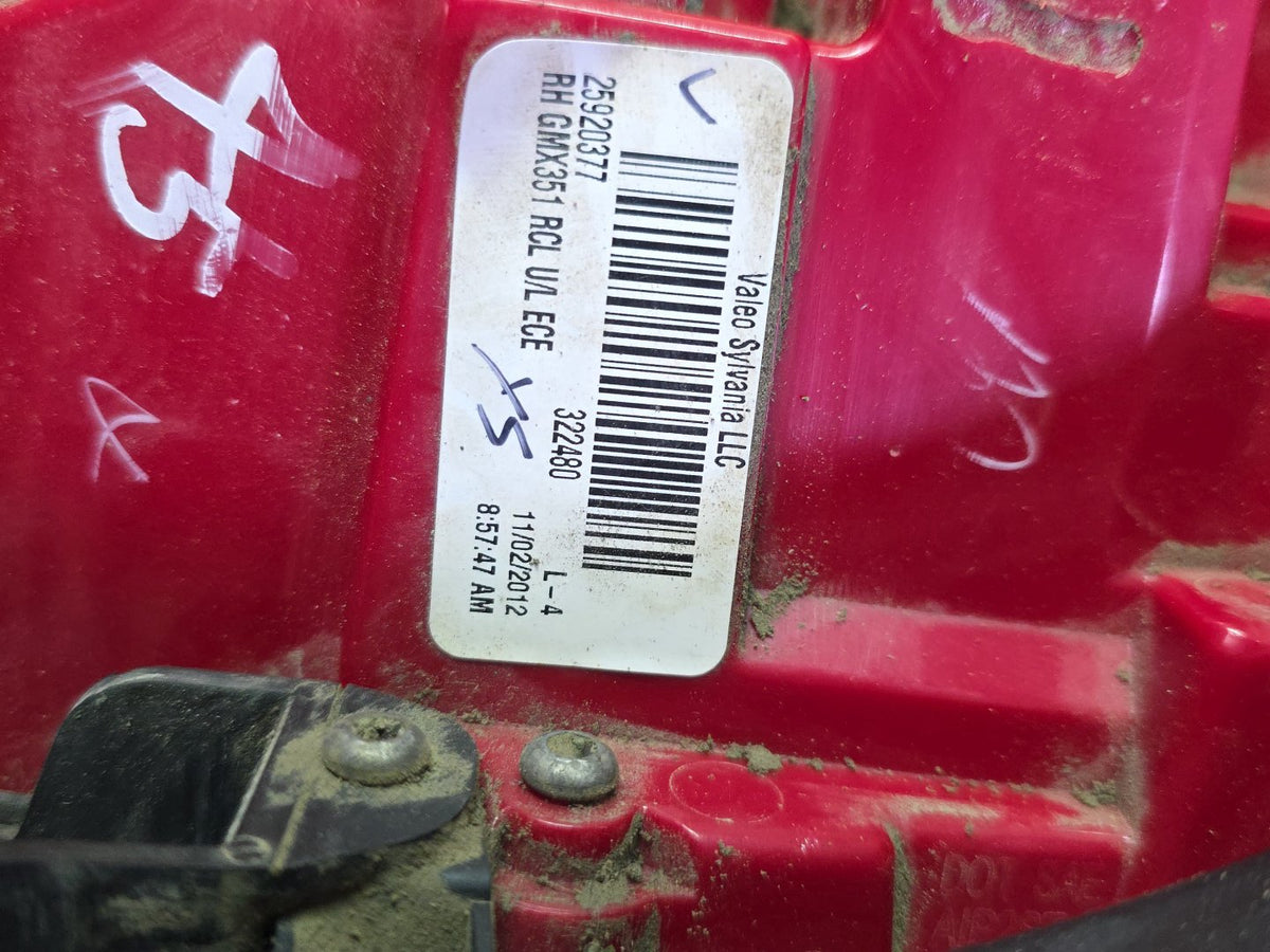 2013 Holden Malibu - Right Taillight PN: