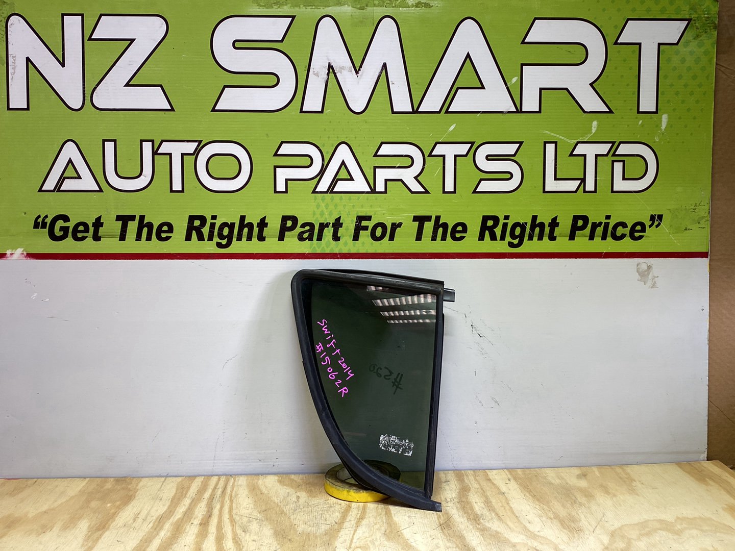 2014 Suzuki Swift ZC72S - Right Rear Quarter Door Glass