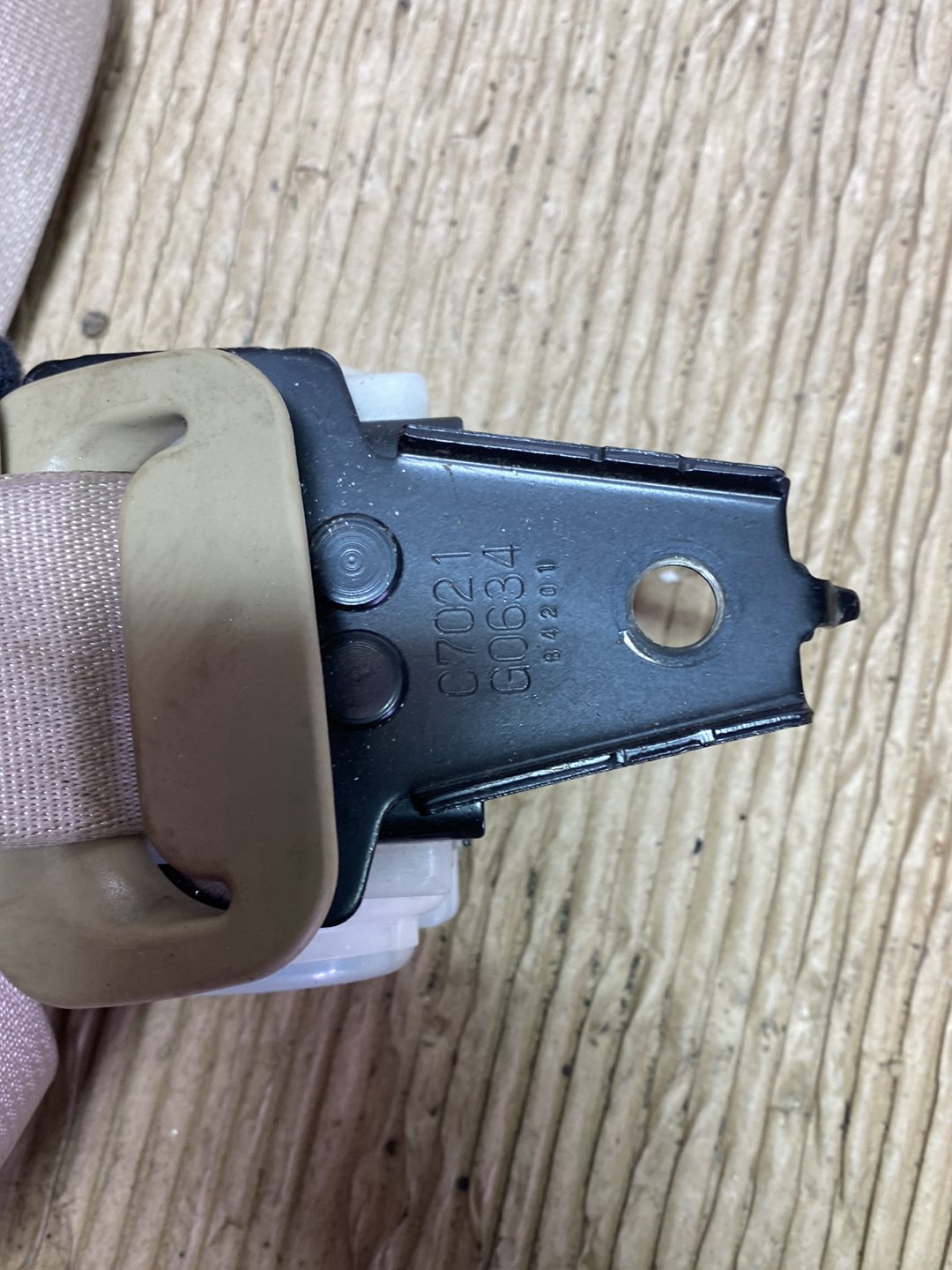 2004 Nissan Bluebird- Left Rear Seat Belt PN: see photos