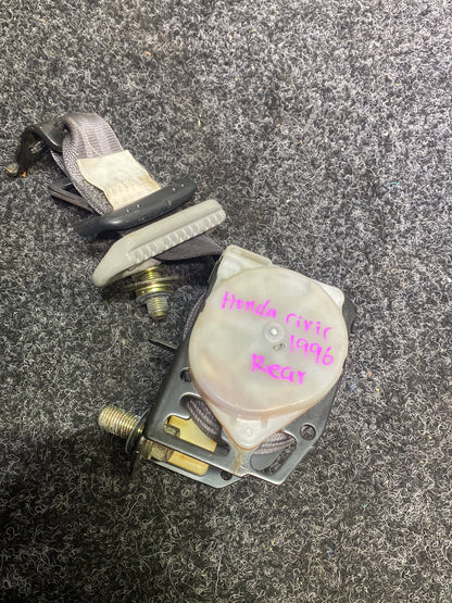 1996 Honda Civic - Left Rear Seat Belt PN: Model No TK-AB0-J807