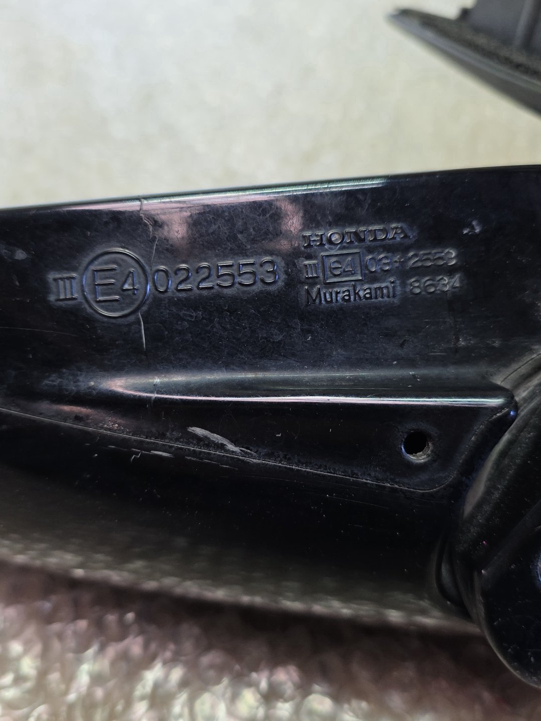 2009 Honda Accord- Left Door Mirror PN: 8 wires