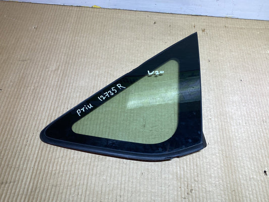 Used Toyota Prius W20 - Right Rear Quarter Door Glass
