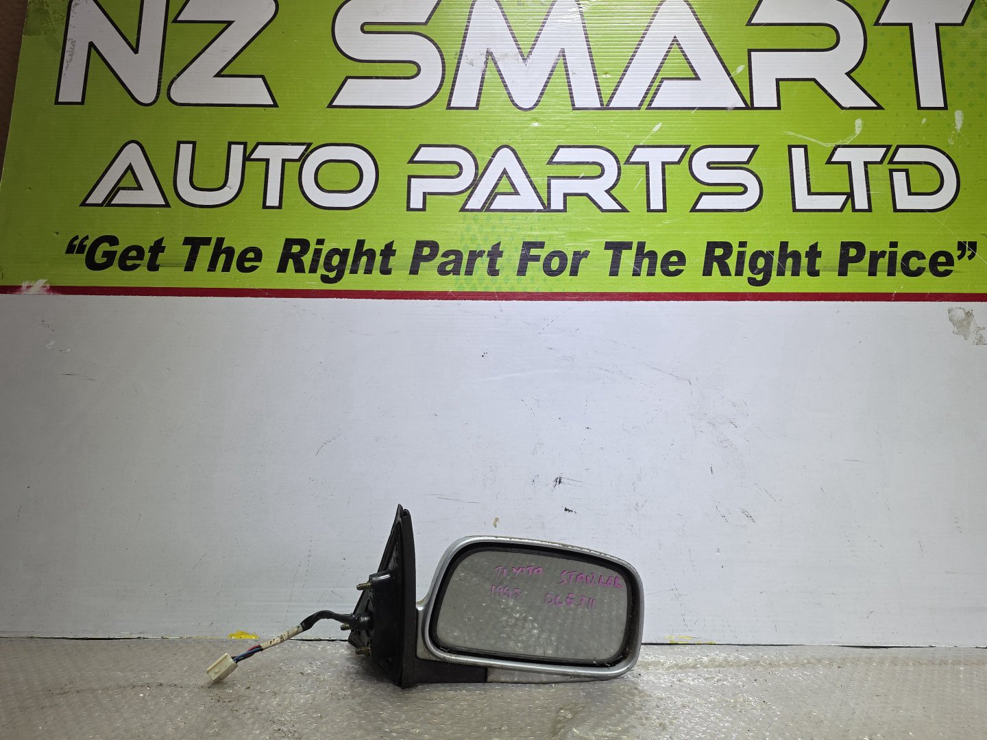 1997 Used Toyota Starlet- Right Door Mirror PN: 5 wires