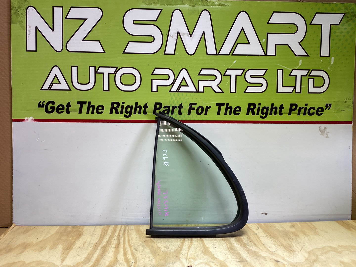2007 Nissan March YK12 - Left Rear Quarter Door Glass