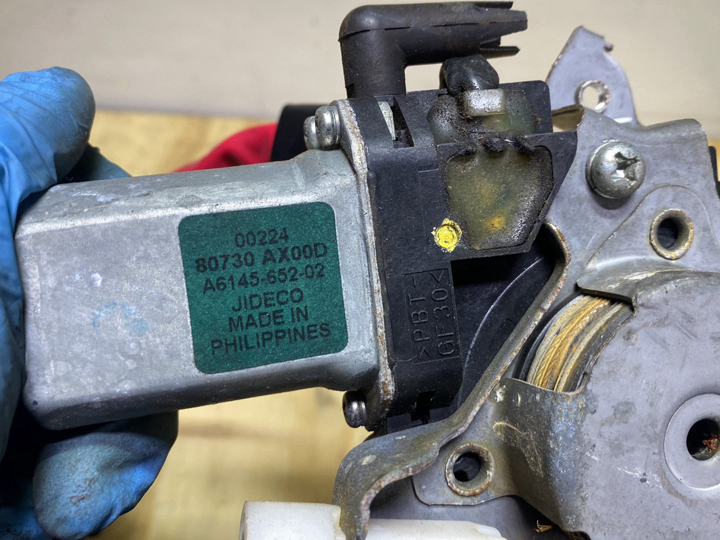 2010 Nissan March K12 - Right Front Window Regulator/Motor